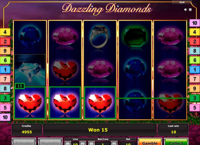 Dazzling Diamonds game - play for free