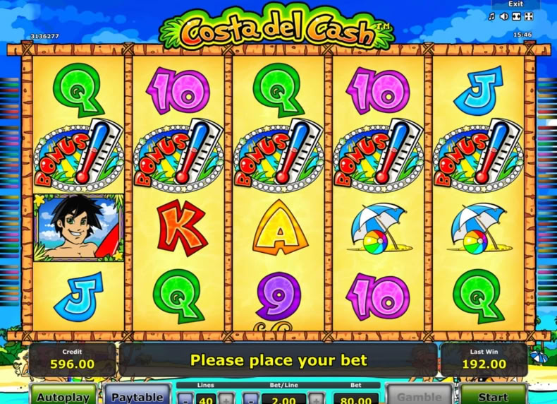 Costa del Cash™ game - play for free