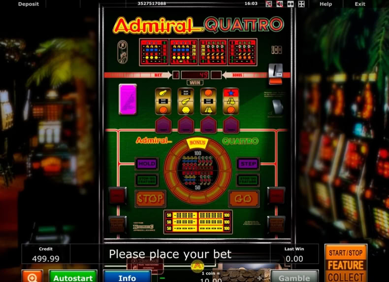 Admiral Quattro game - play for free
