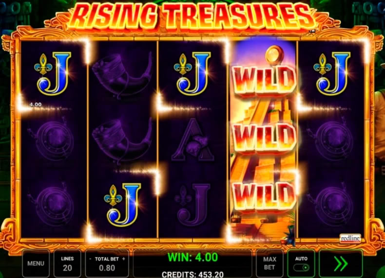 Rising Treasures™ game - play for free