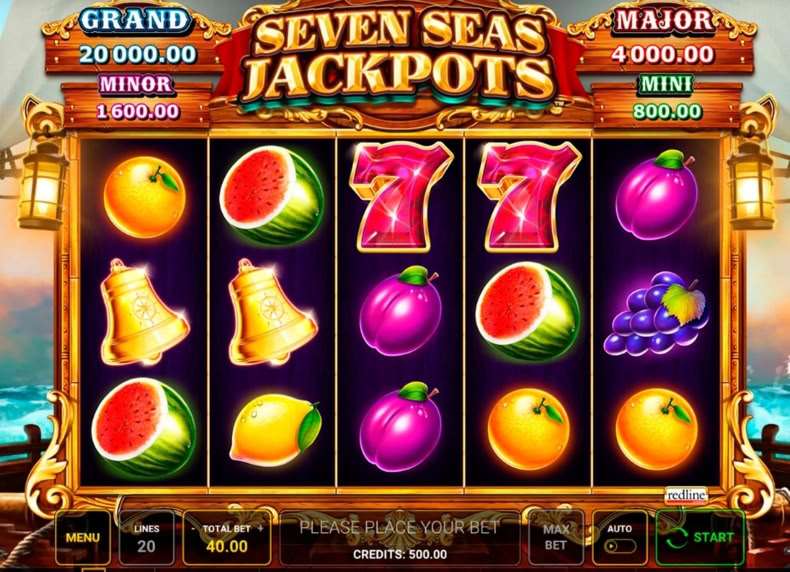 Seven Seas Jackpots™ game - play for free