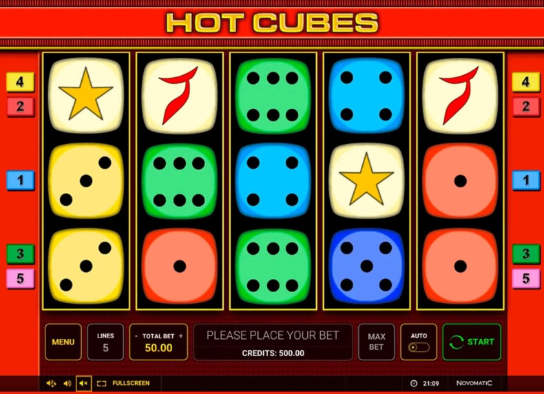 Hot Cubes game - play for free