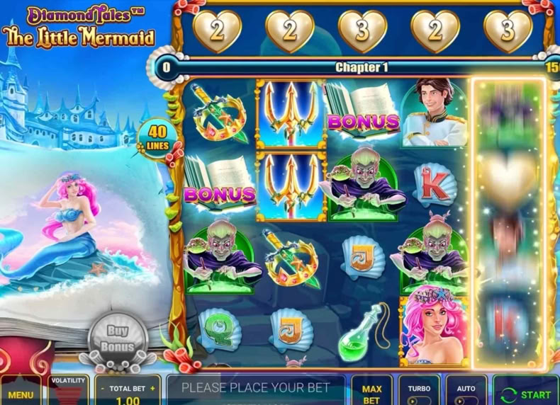 Diamond Tales The Little Mermaid game - play for free