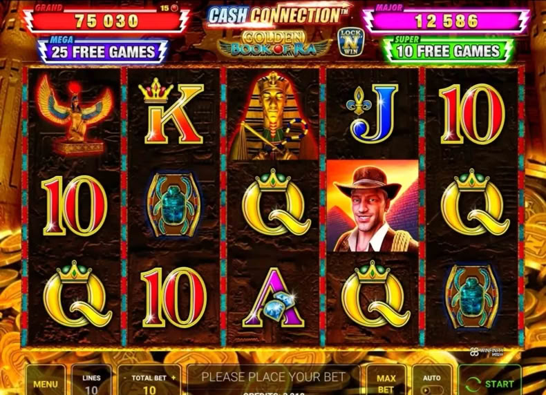 Cash Connection Golden Book Of Ra game - play for free