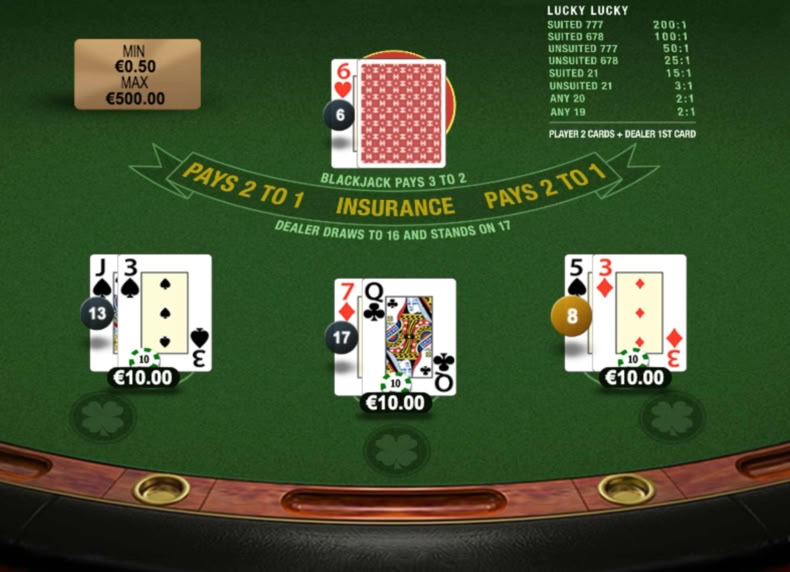 Lucky Lucky Blackjack game - play for free
