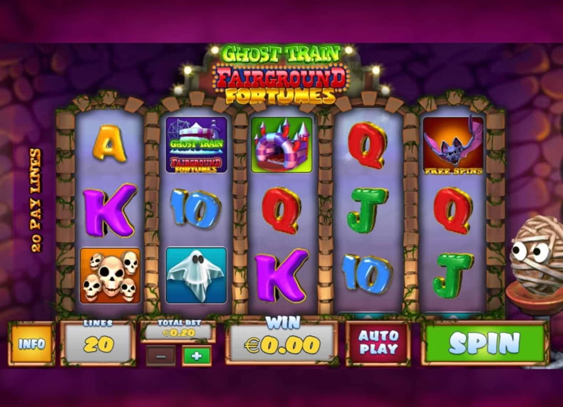 Fairground Fortunes Ghost Train game - play for free