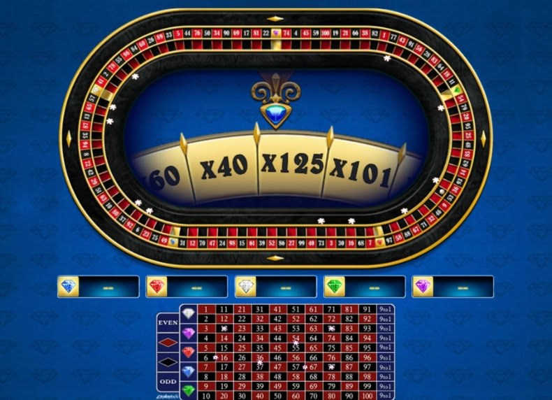 1000 Diamond Bet Roulette game - play for free