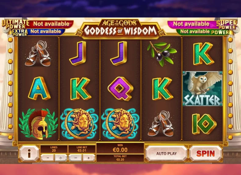 Age of the Gods™ Goddess of Wisdom game - play for free