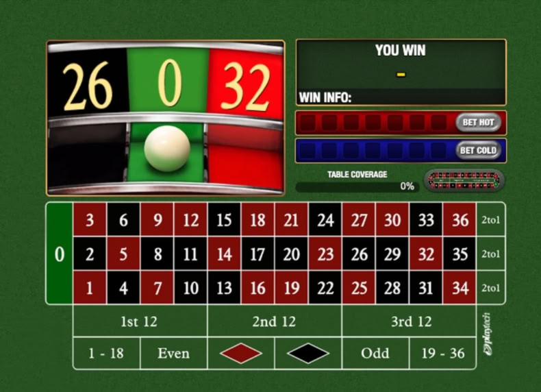 Roulette Deluxe game - play for free