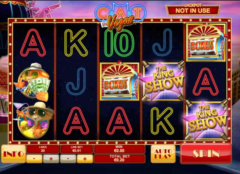 Cat in Vegas game - play for free