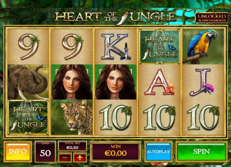 Heart of the Jungle game - play for free