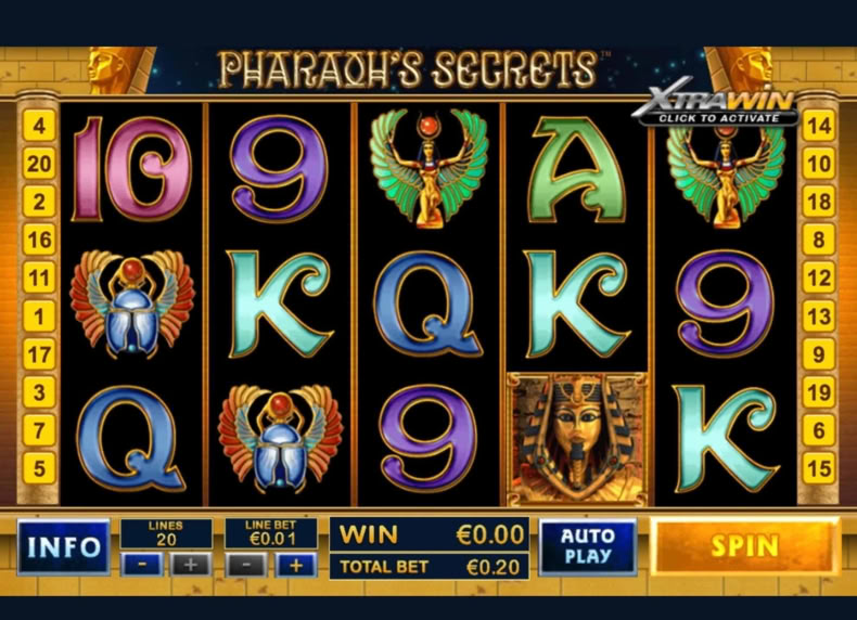 Pharaoh's Secrets game - play for free