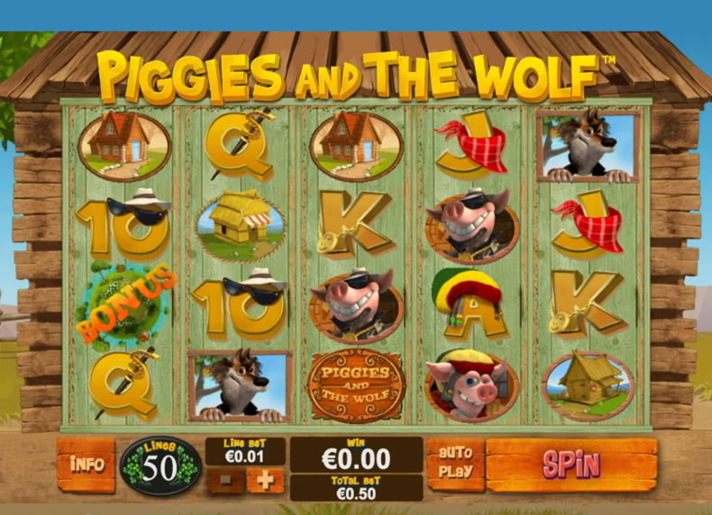 Piggies and the Wolf game - play for free