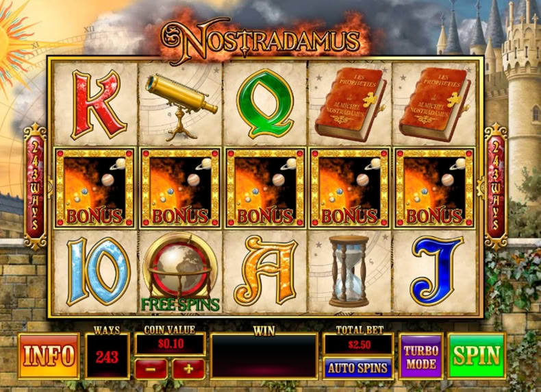 Nostradamus game - play for free