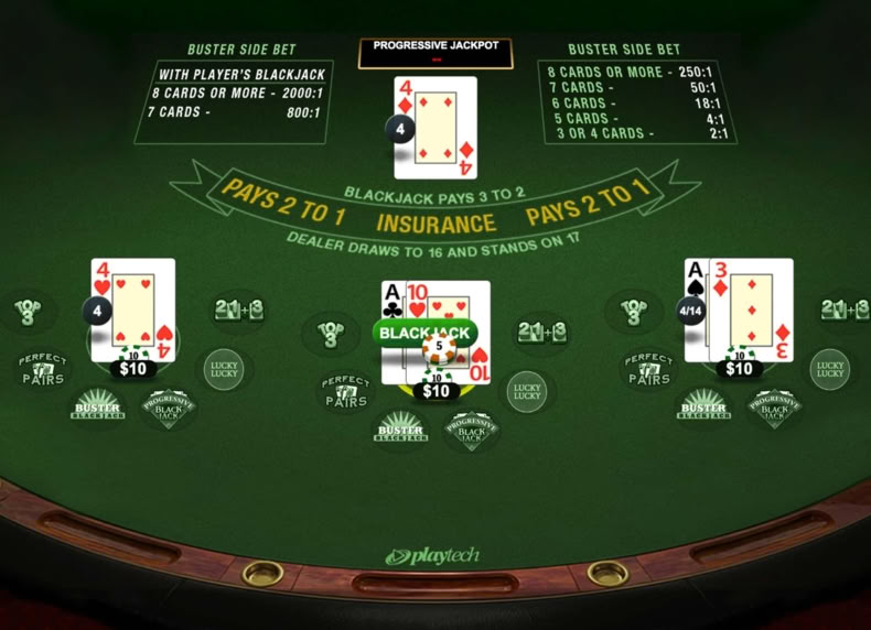 All Bets Blackjack game - play for free