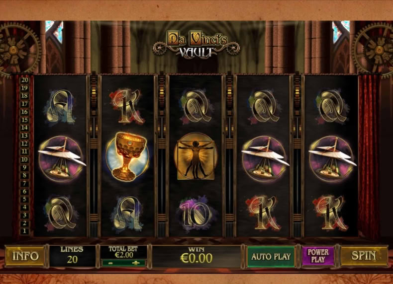 Da Vinci's Vault game - play for free