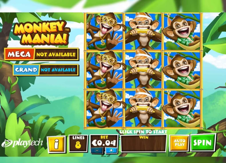 Monkey Mania game - play for free