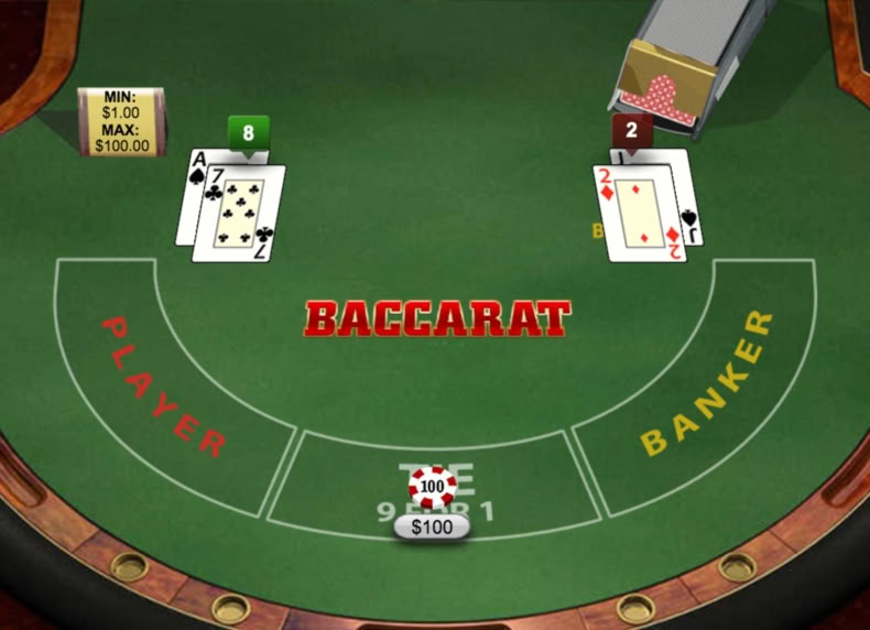 Baccarat game - play for free