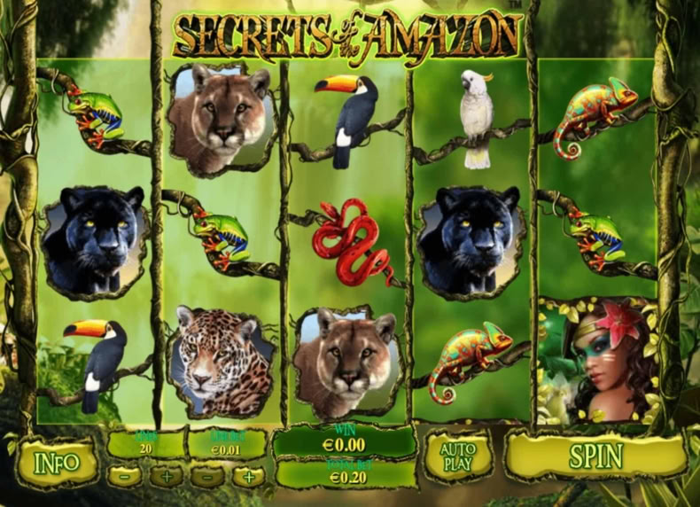 Secrets of the Amazon game - play for free