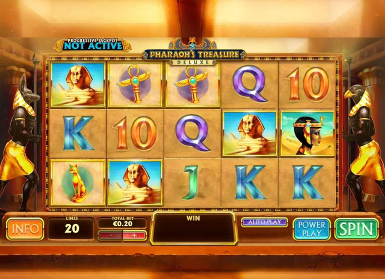 Pharaoh's Treasure Deluxe game - play for free
