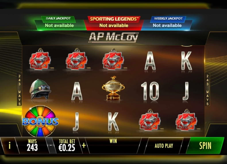 AP McCoy: Sporting Legends (non PTPP) game - play for free