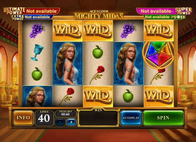Age of The Gods: Mighty Midas game - play for free