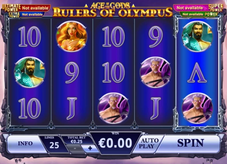 Age of the Gods: Rulers of Olympus game - play for free
