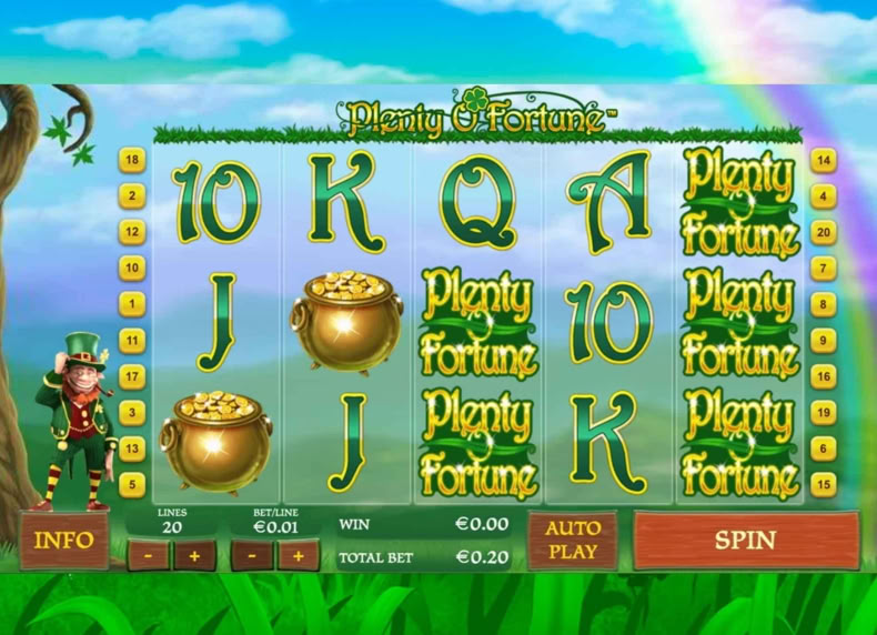 Plenty O'Fortune game - play for free