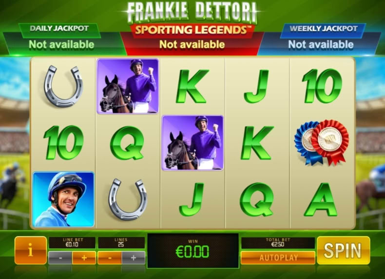 Frankie Dettori Sporting Legends game - play for free