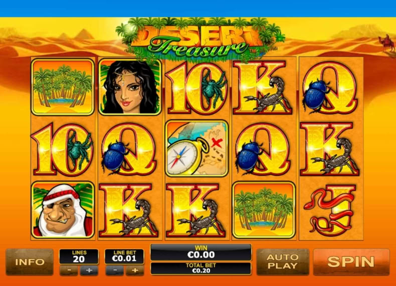 Desert Treasure game - play for free