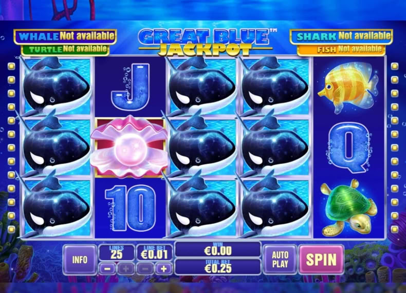 Great Blue Jackpot game - play for free