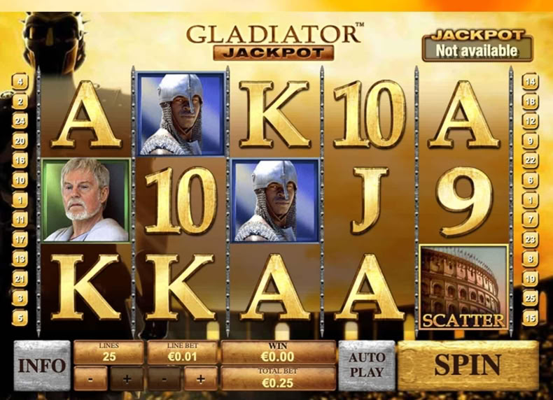 Gladiator Jackpot game - play for free