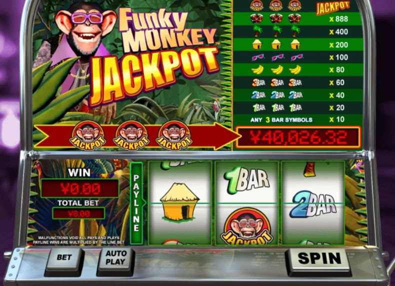 Funky Monkey JP game - play for free