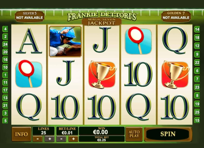 Frankie Dettori Magic 7 Jackpot game - play for free