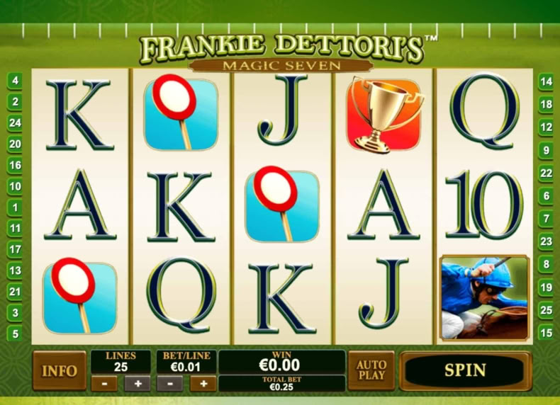 Frankie Dettori Magic 7 game - play for free