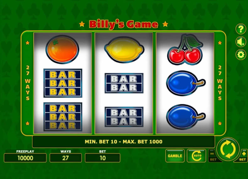Billy's Game game - play for free