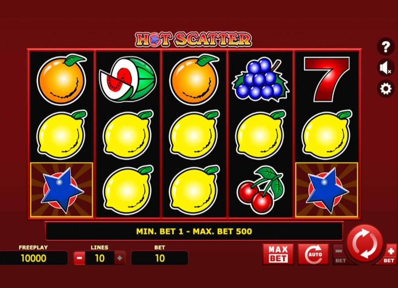 Hot Scatter game - play for free