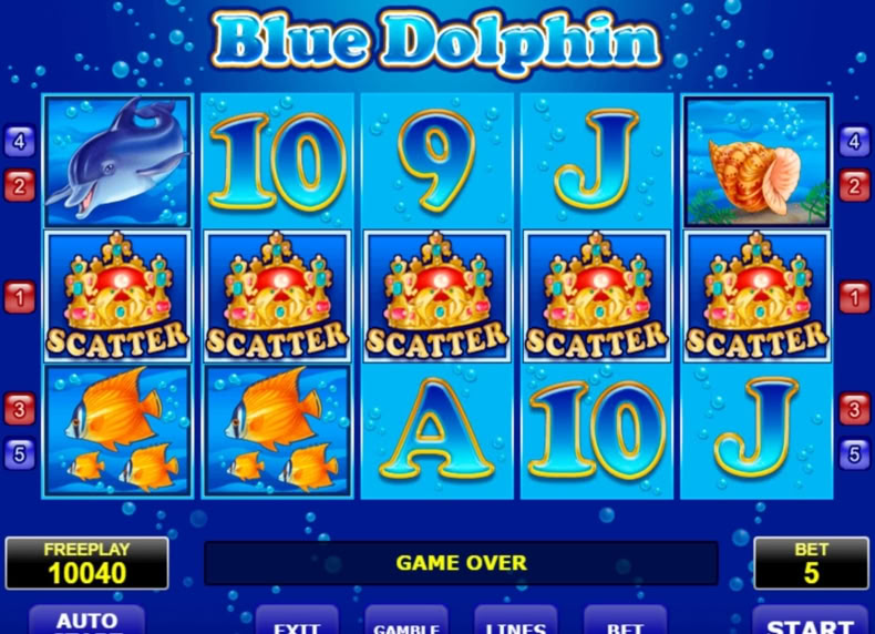 Blue Dolphin game - play for free