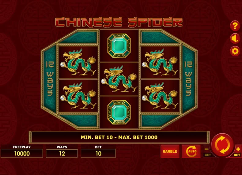 Chinese Spider game - play for free