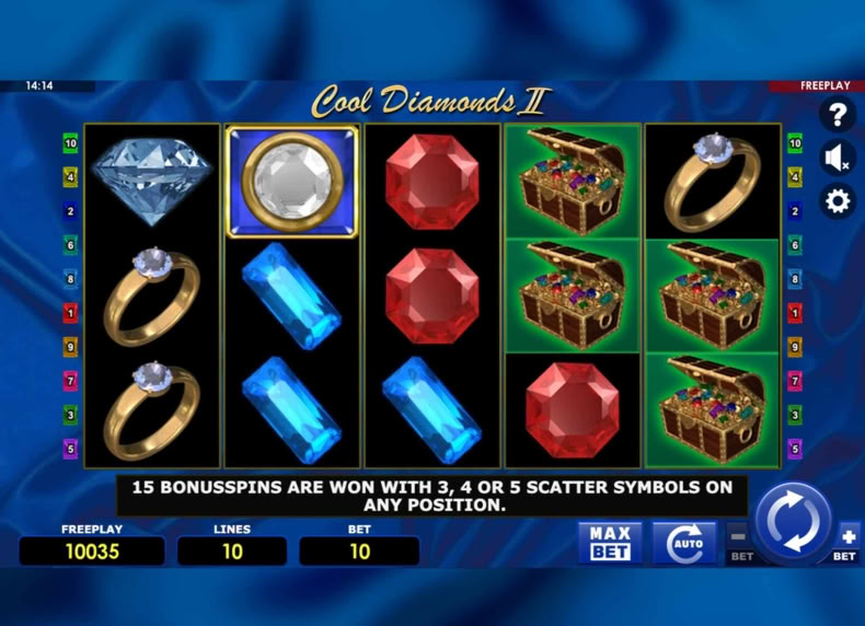 Cool Diamonds II game - play for free