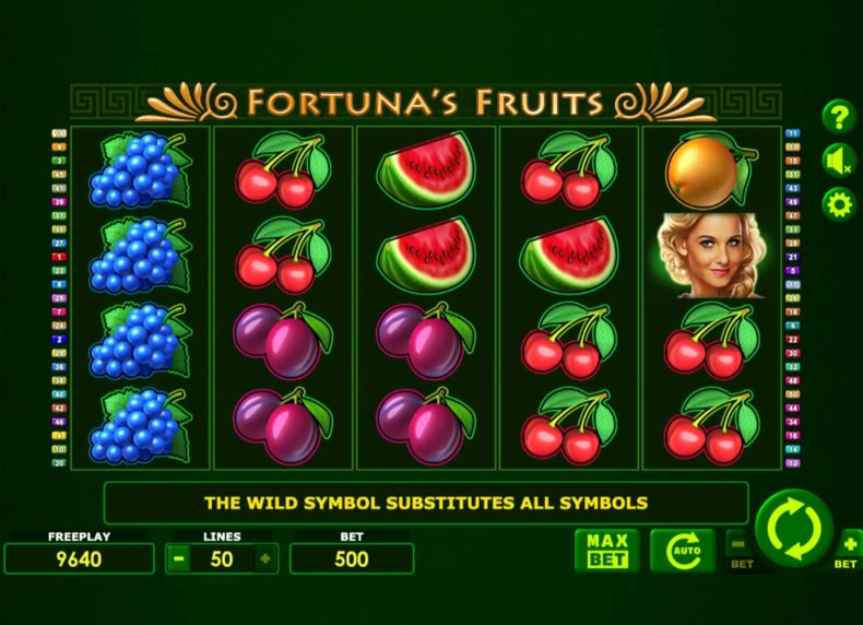 Fortuna's Fruit game - play for free