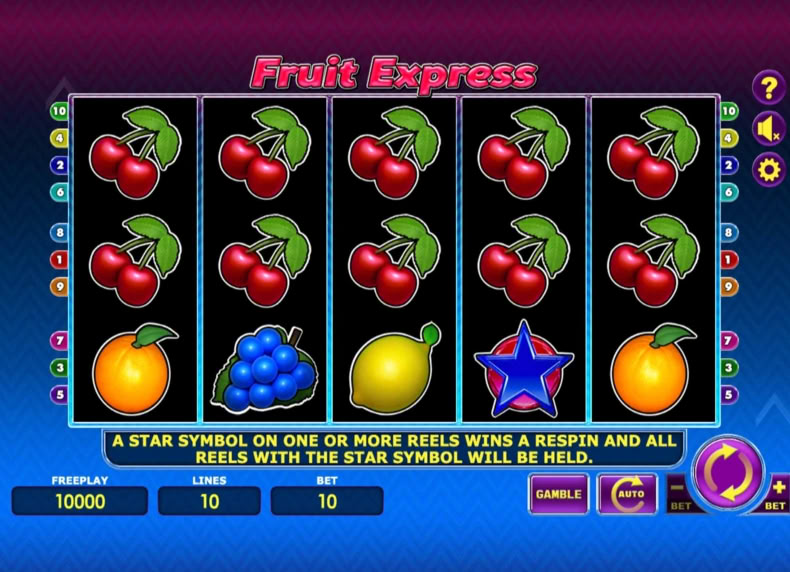 Fruit Express game - play for free