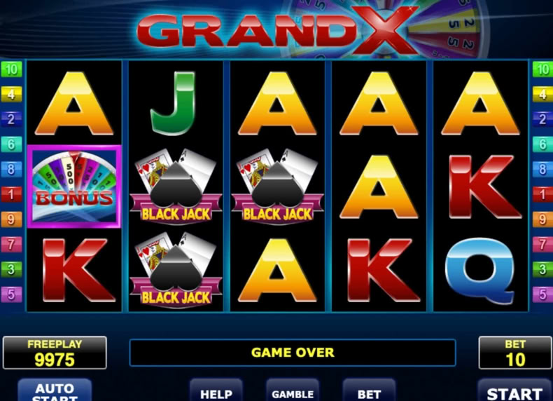 Grand X game - play for free