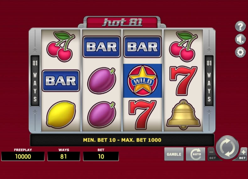 Hot 81 game - play for free