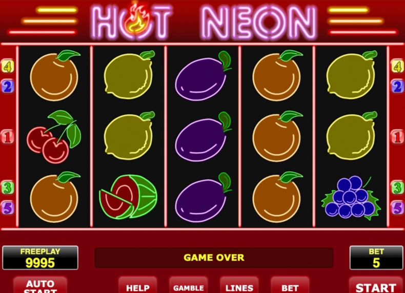 Hot Neon game - play for free
