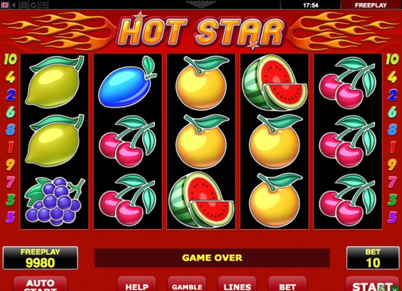 Hot Star game - play for free