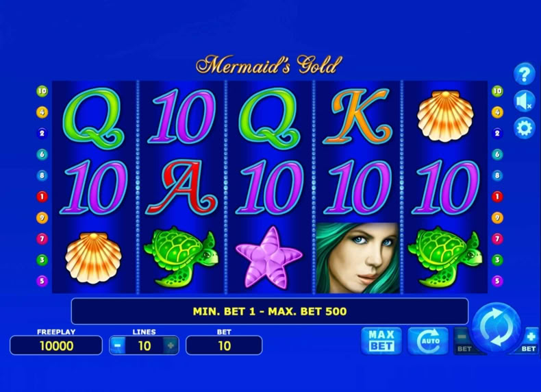 Mermaid's Gold game - play for free