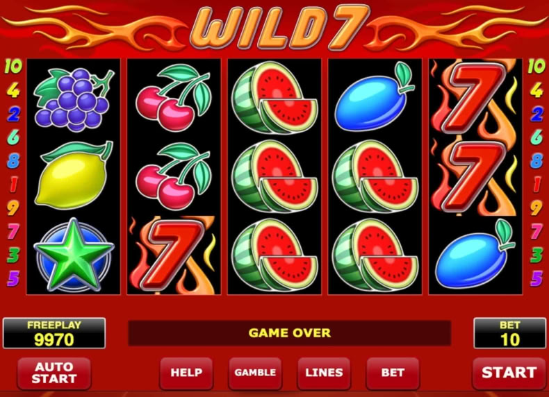 Wild 7 game - play for free