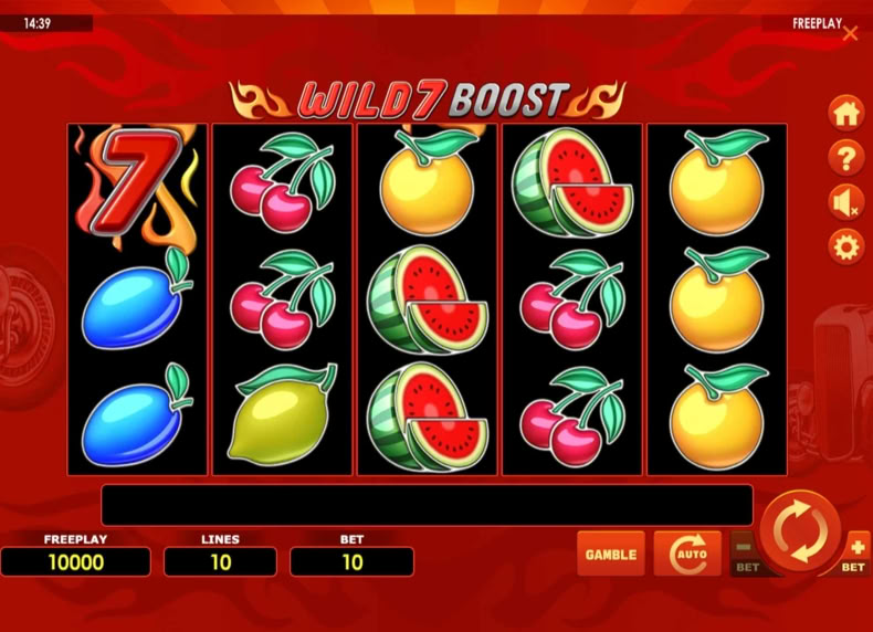 Wild 7 Boost game - play for free