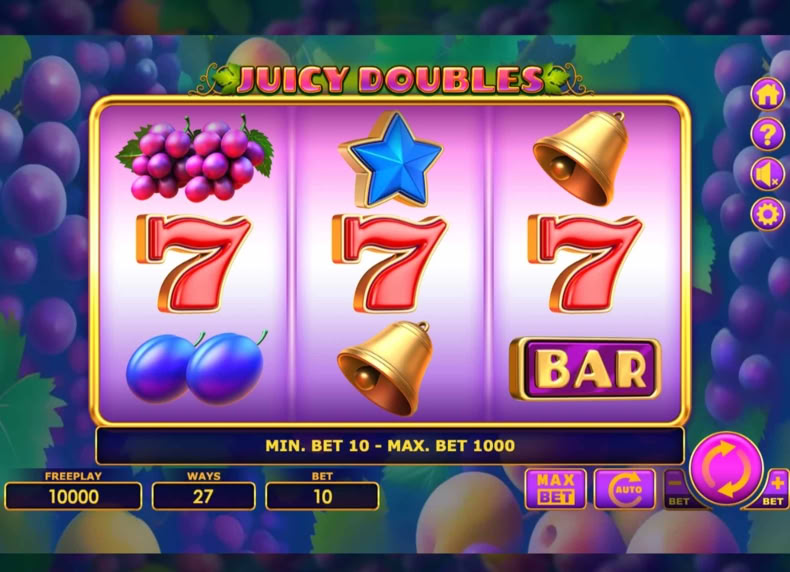 Juicy Doubles game - play for free